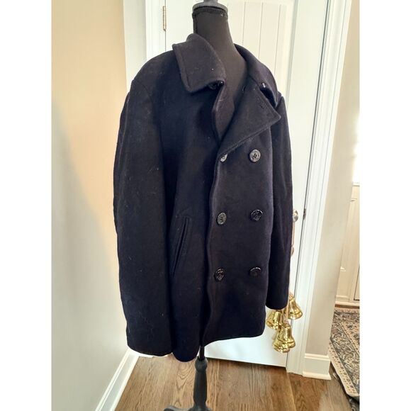 🧥 J.Crew NWOT Men’s Wool Bayswater Peacoat • Nautical Inspired • Size XL ⚓✨ - Picture 5 of 9